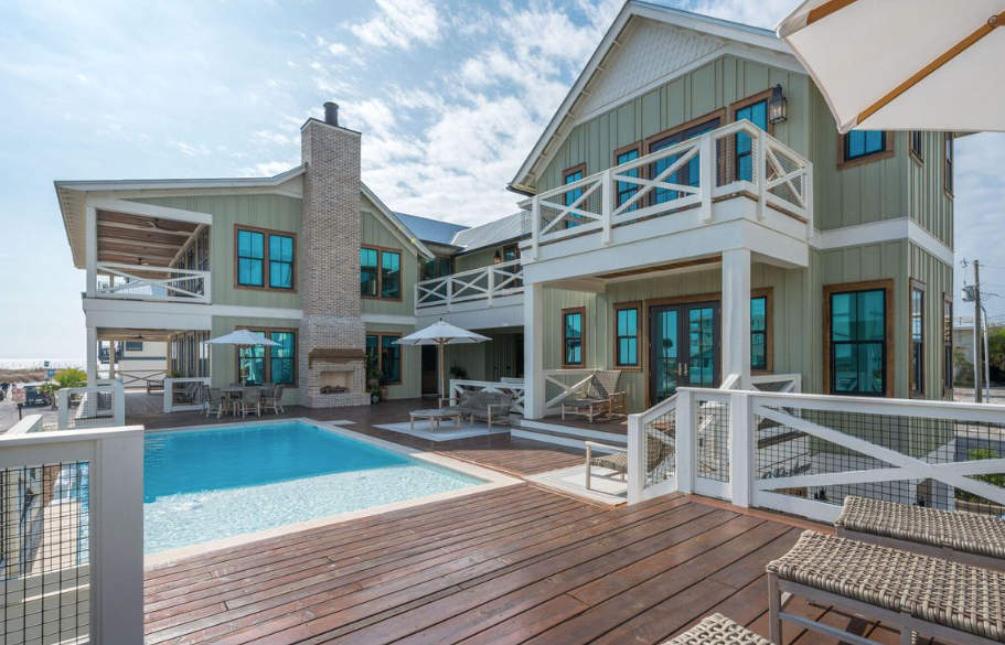 Grayton Beach home with outdoor pool and entertainment area - Wash House